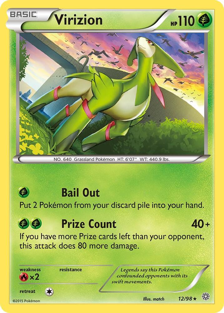 Virizion [XY - Ancient Origins] 12/98