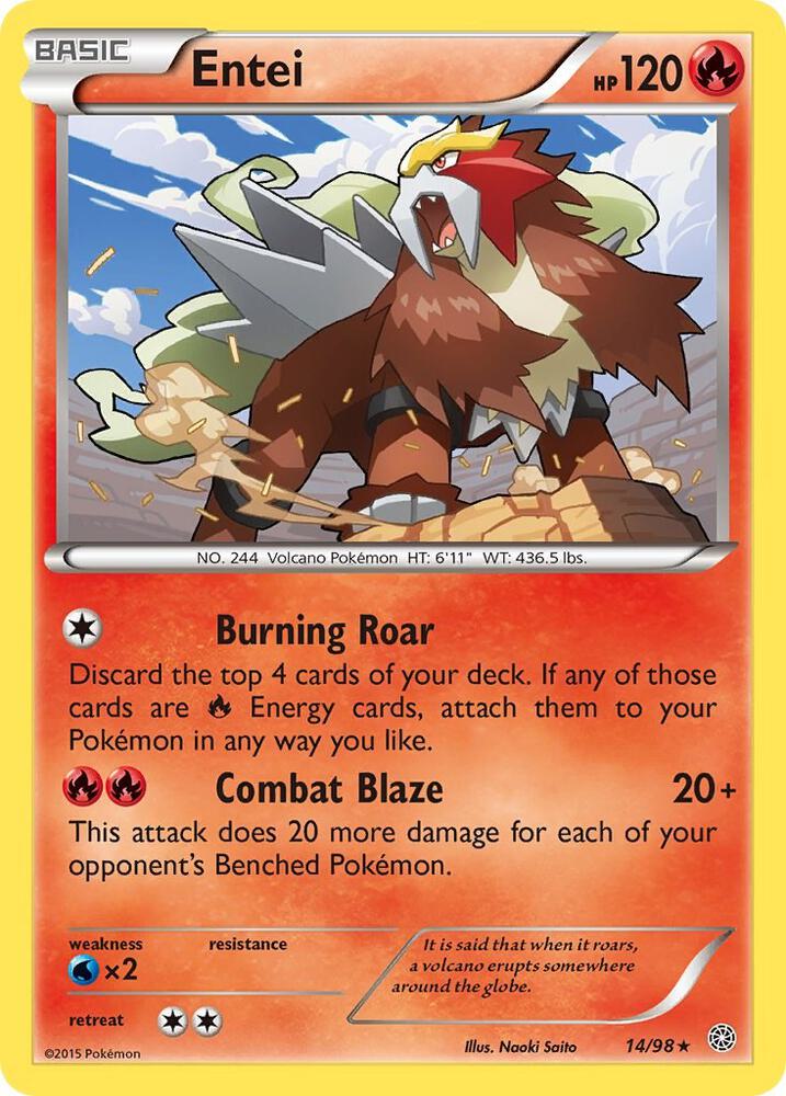 Entei (14) [XY - Ancient Origins] 14/98