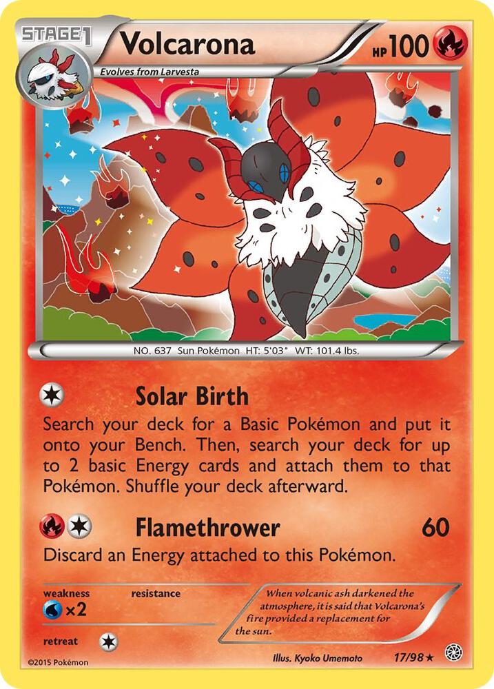 Volcarona (17) [XY - Ancient Origins] 17/98