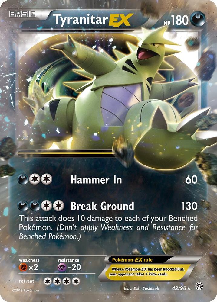 Tyranitar EX [XY - Ancient Origins] 42/98