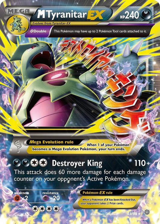 M Tyranitar EX [XY - Ancient Origins] 43/98