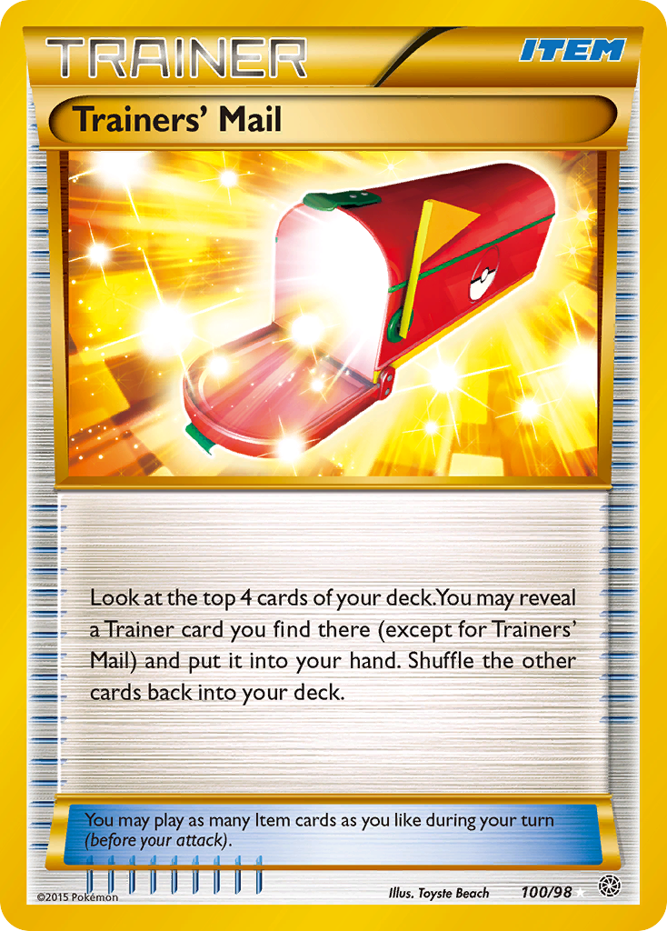 Trainers' Mail - 100/98 Ancient Origins