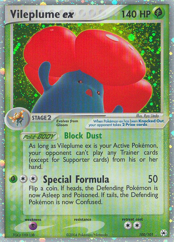 Vileplume ex - 100/101 Hidden Legends