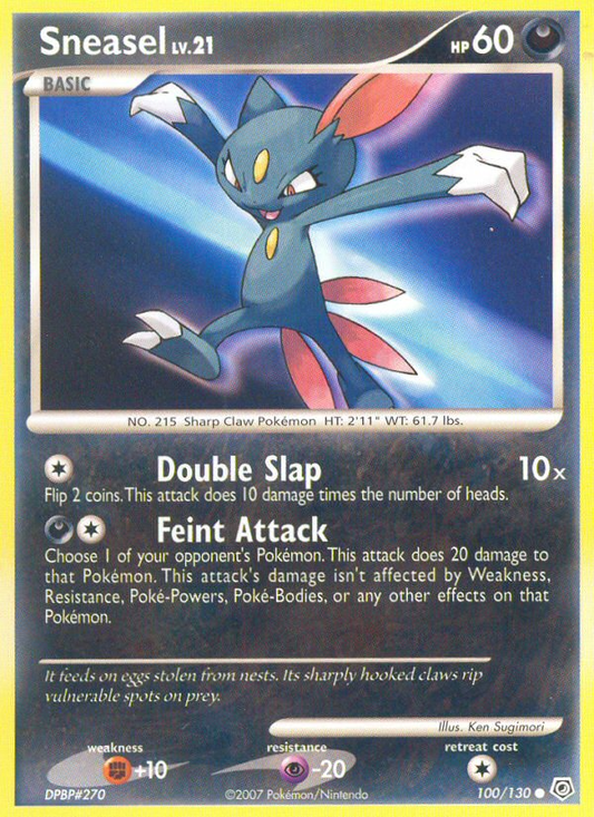 Sneasel - 100/130 Diamond & Pearl