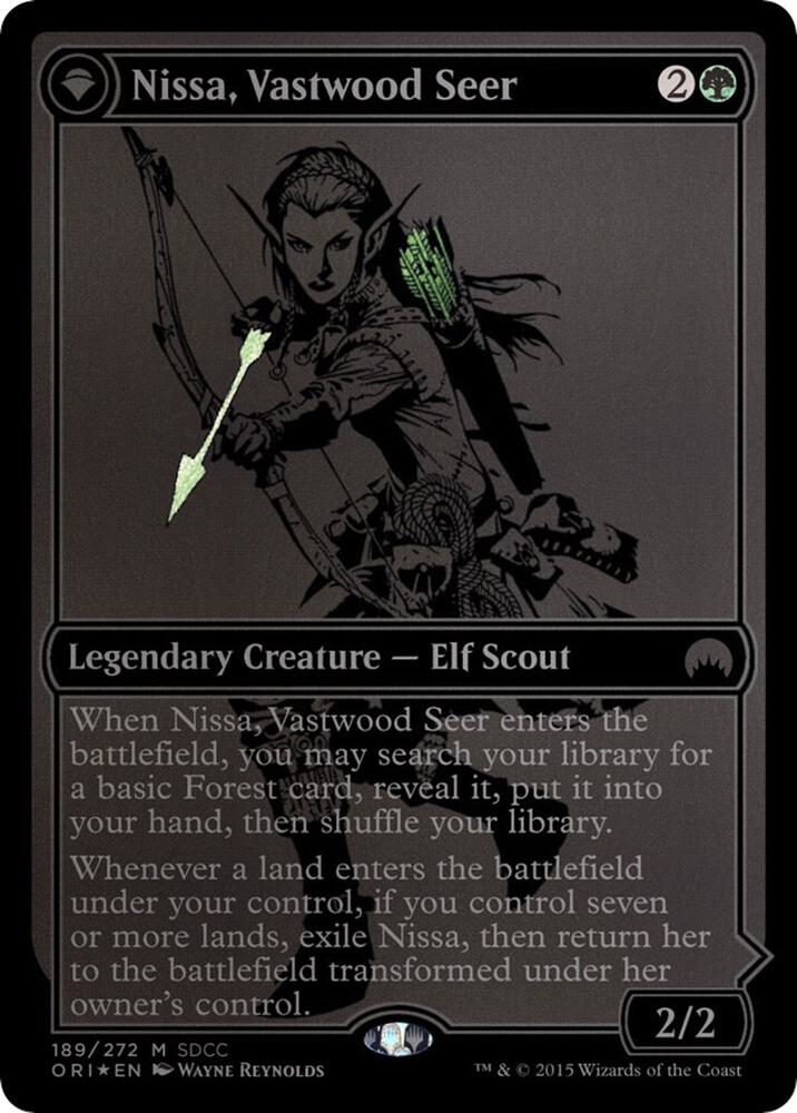 Nissa, Vastwood Seer (SDCC 2015 Exclusive) [Media Promos] 189