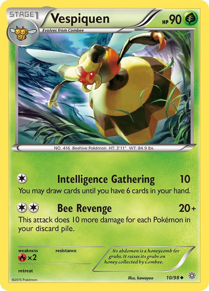 Vespiquen (10) [XY - Ancient Origins] 10/98
