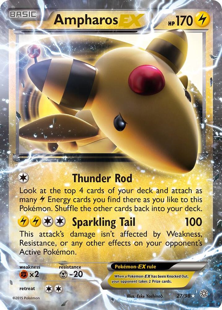 Ampharos EX [XY - Ancient Origins] 27/98