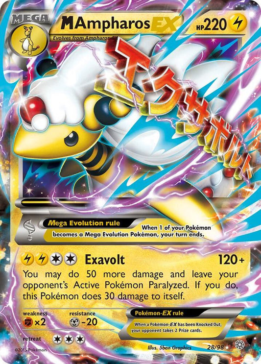 M Ampharos EX [XY - Ancient Origins] 28/98