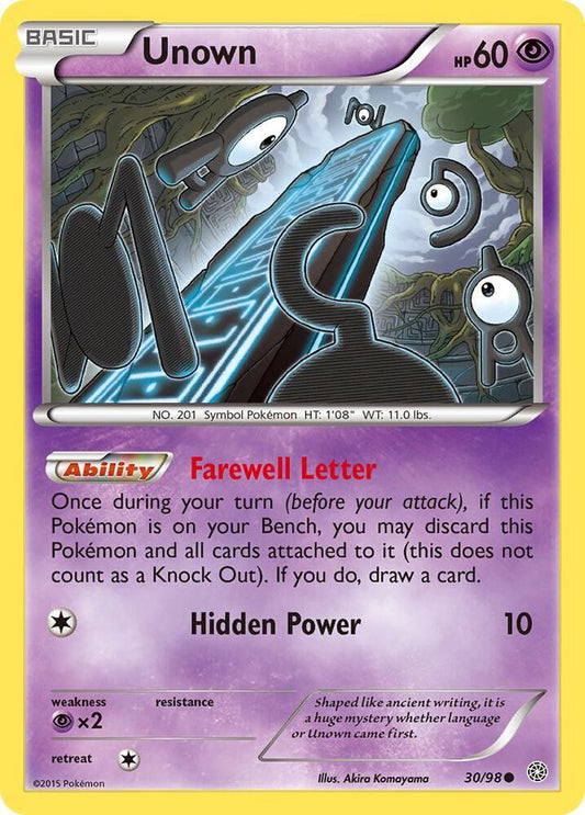 Unown [XY - Ancient Origins] 30/98