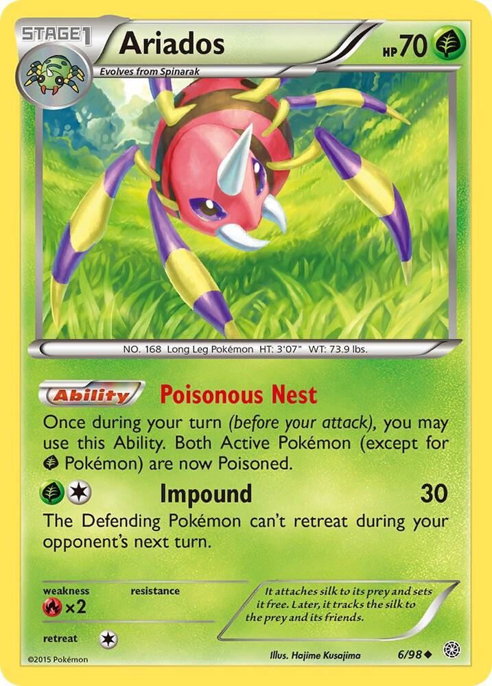 Ariados [XY - Ancient Origins] 6/98