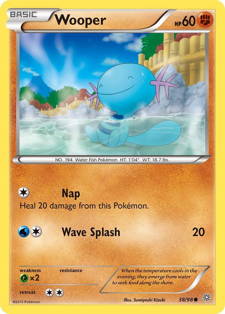 Wooper [XY - Ancient Origins] 38/98