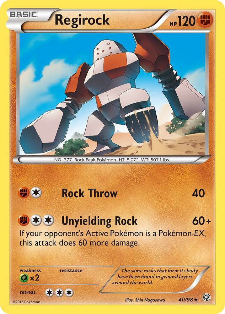 Regirock [XY - Ancient Origins] 40/98