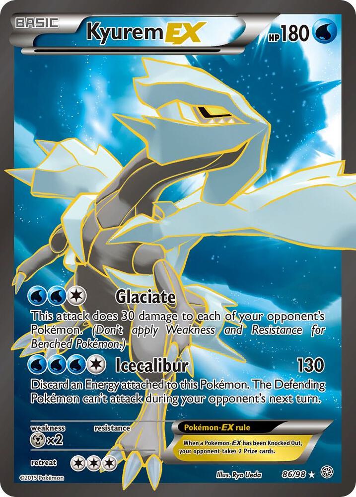 Kyurem EX (86 Full Art) [XY - Ancient Origins] 86/98