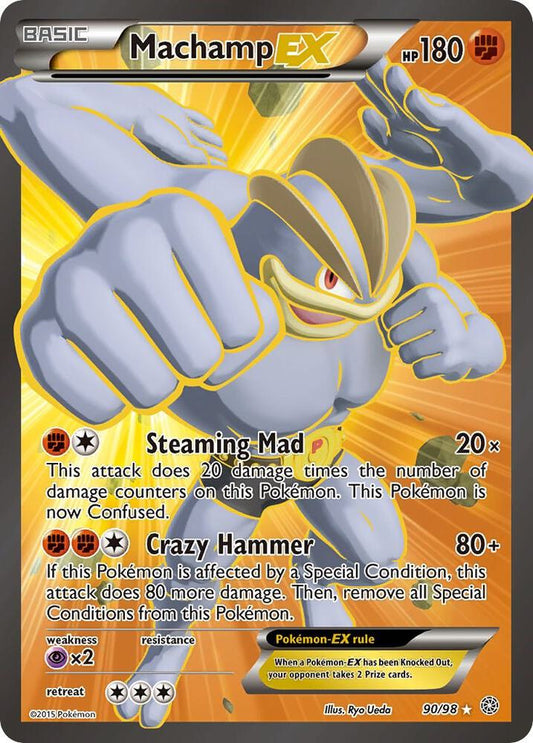 Machamp EX (90 Full Art) [XY - Ancient Origins] 90/98