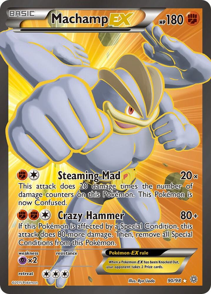 Machamp EX (90 Full Art) [XY - Ancient Origins] 90/98