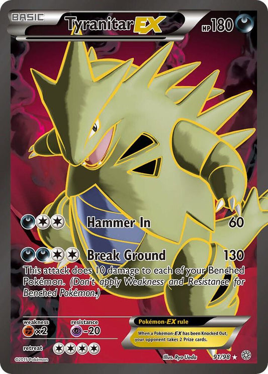 Tyranitar EX (91 Full Art) [XY - Ancient Origins] 91/98
