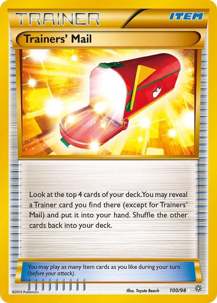 Trainers' Mail (Secret) [XY - Ancient Origins] 100/98