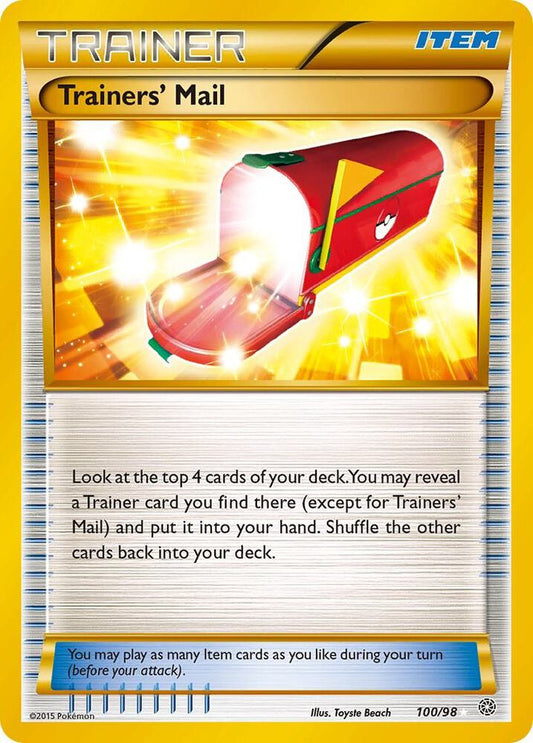 Trainers' Mail (Secret) [XY - Ancient Origins] 100/98