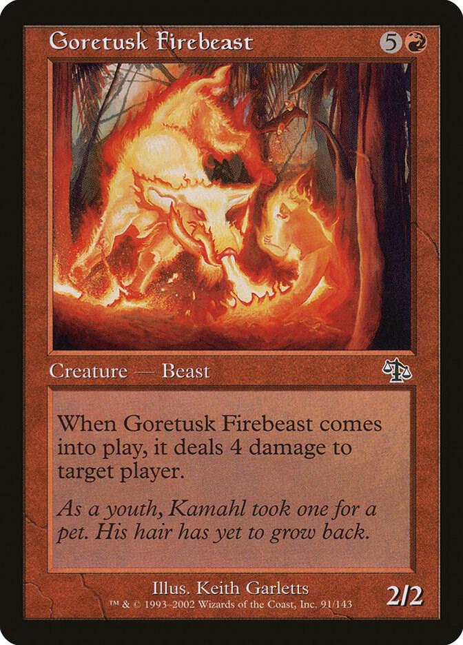 Goretusk Firebeast [Judgment] 91