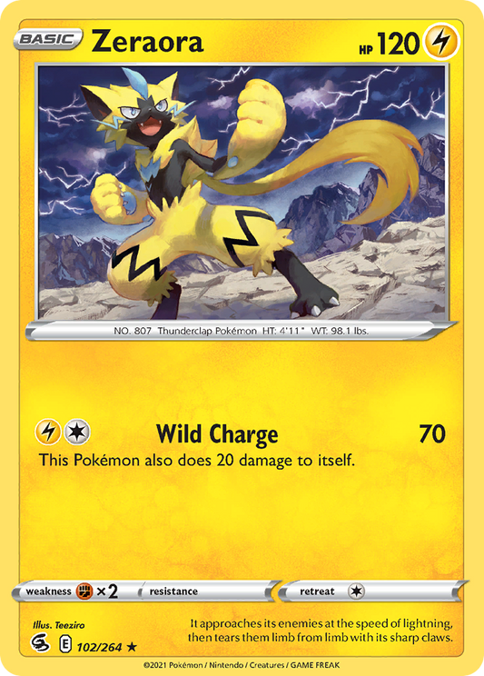 Zeraora - 102/264 Fusion Strike