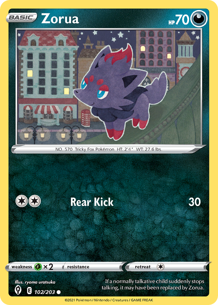 Zorua - 102/203 Evolving Skies