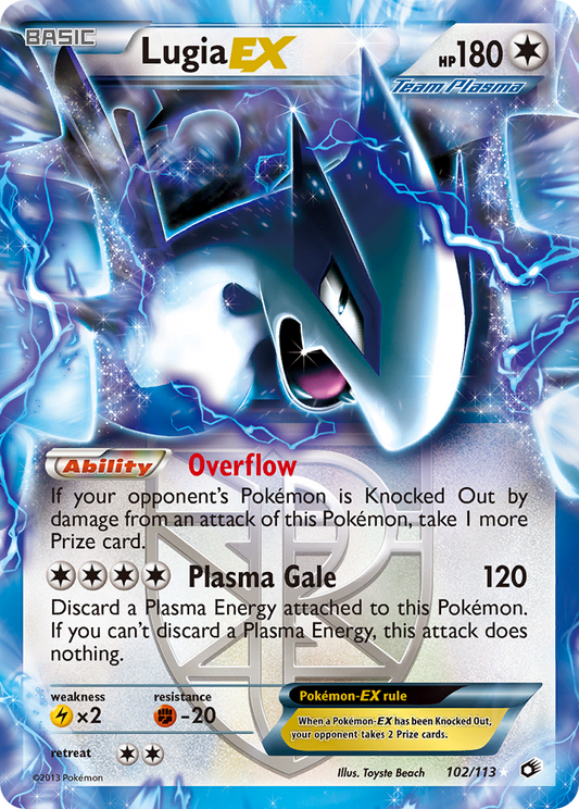 Lugia-EX - 102/113 Legendary Treasures