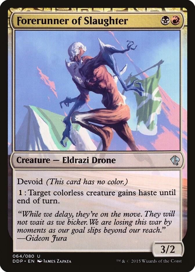 Forerunner of Slaughter [Duel Decks: Zendikar vs. Eldrazi] 64