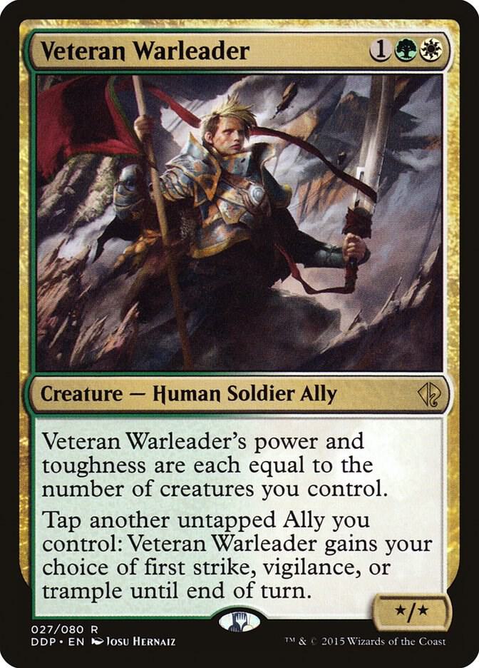 Veteran Warleader [Duel Decks: Zendikar vs. Eldrazi] 27