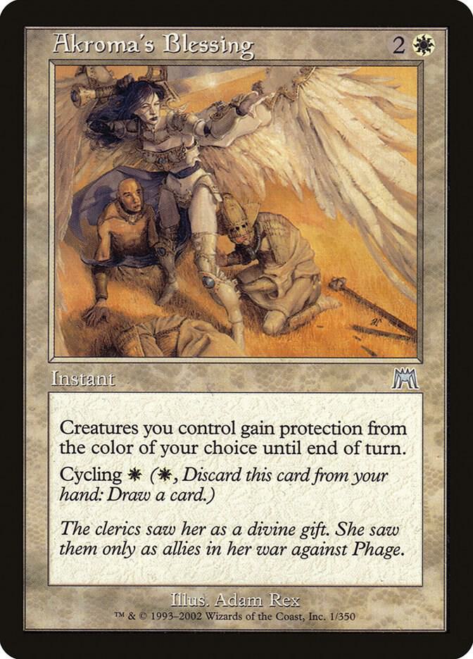 Akroma's Blessing [Onslaught] 1