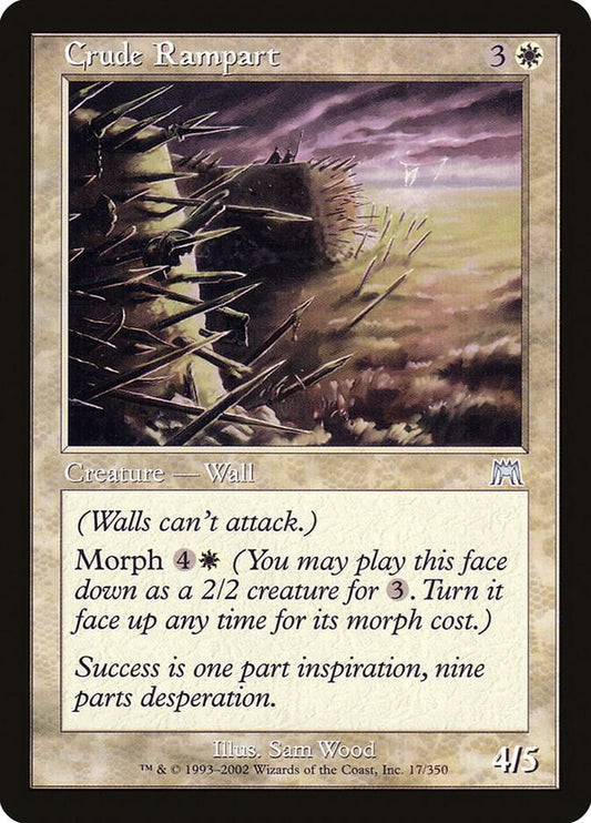 Crude Rampart [Onslaught] 17