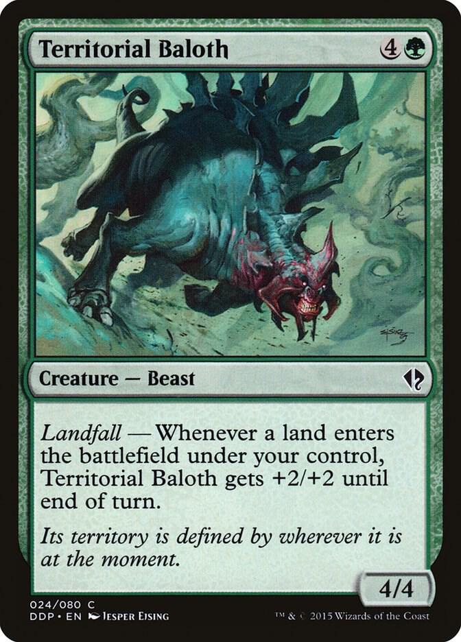 Territorial Baloth [Duel Decks: Zendikar vs. Eldrazi] 24