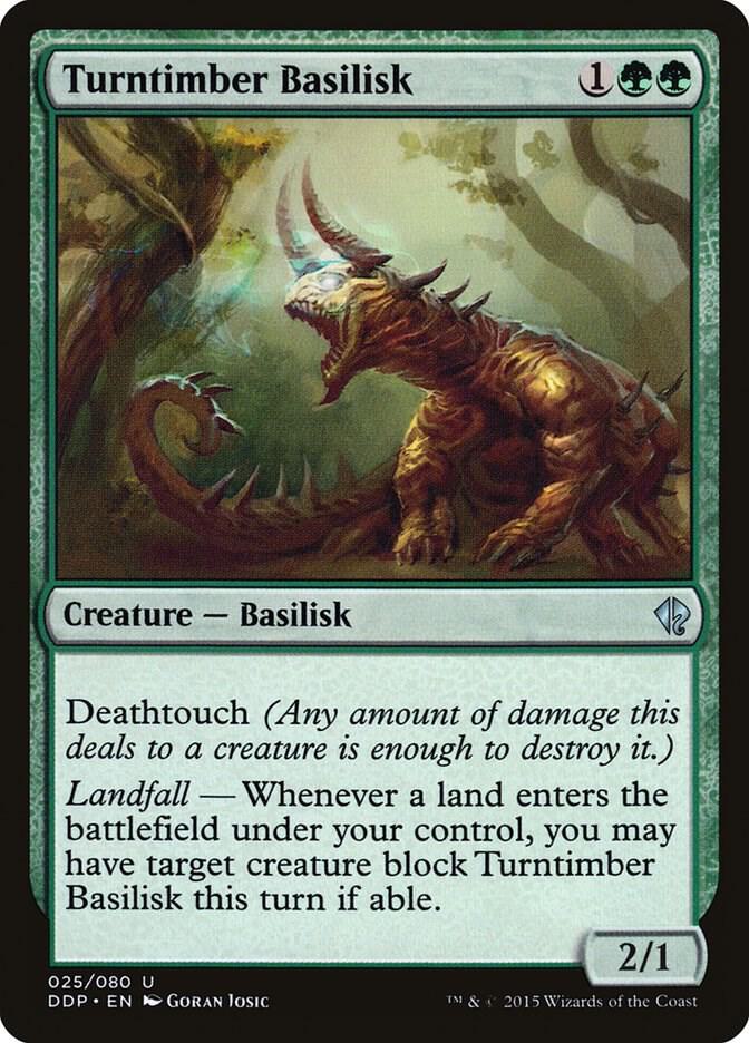 Turntimber Basilisk [Duel Decks: Zendikar vs. Eldrazi] 25