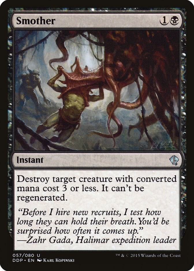 Smother [Duel Decks: Zendikar vs. Eldrazi] 57