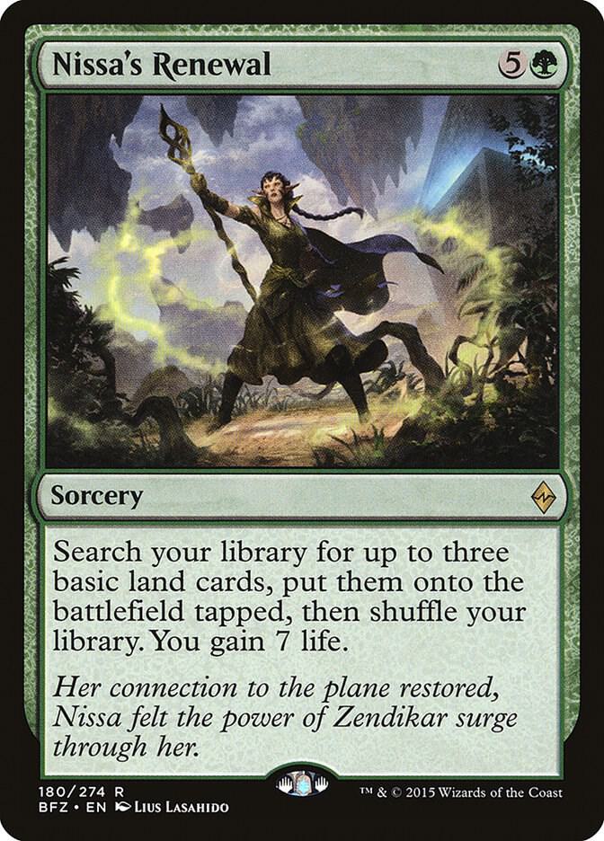 Nissa's Renewal [Battle for Zendikar] 180