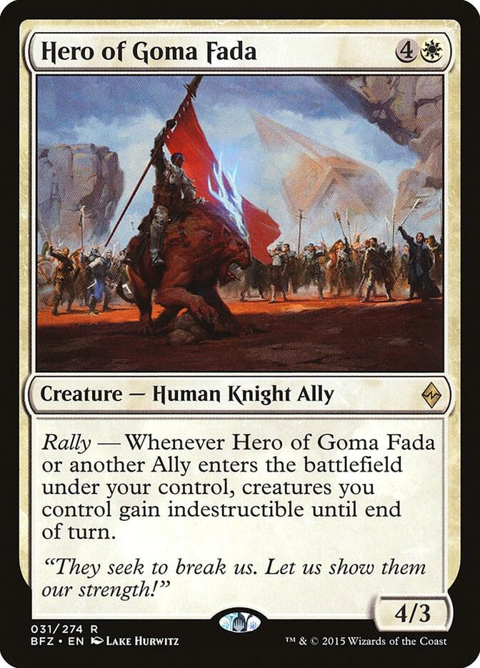 Hero of Goma Fada [Battle for Zendikar] 31