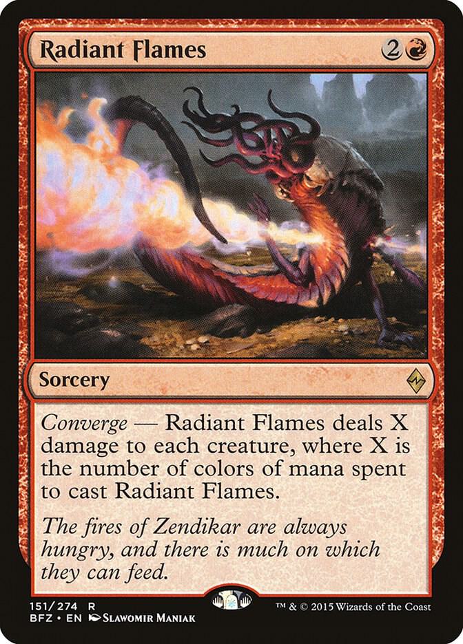 Radiant Flames [Battle for Zendikar] 151