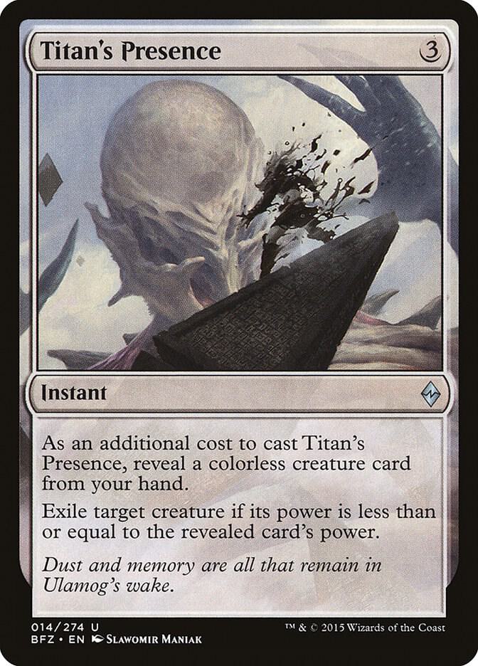 Titan's Presence [Battle for Zendikar] 14