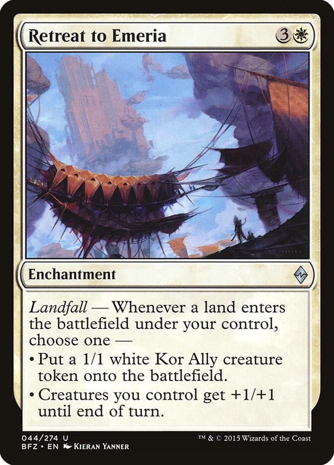 Retreat to Emeria [Battle for Zendikar] 44
