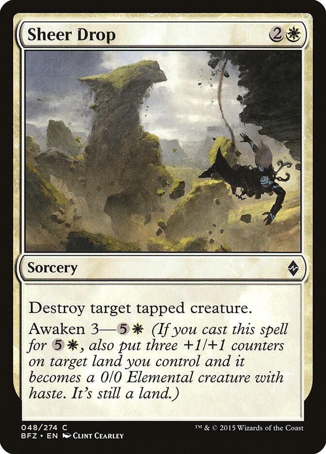 Sheer Drop [Battle for Zendikar] 48