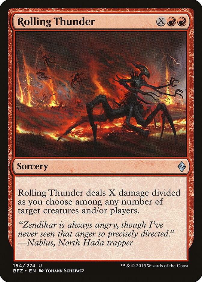 Rolling Thunder [Battle for Zendikar] 154