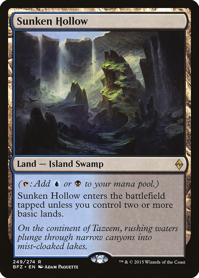 Sunken Hollow [Battle for Zendikar] 249