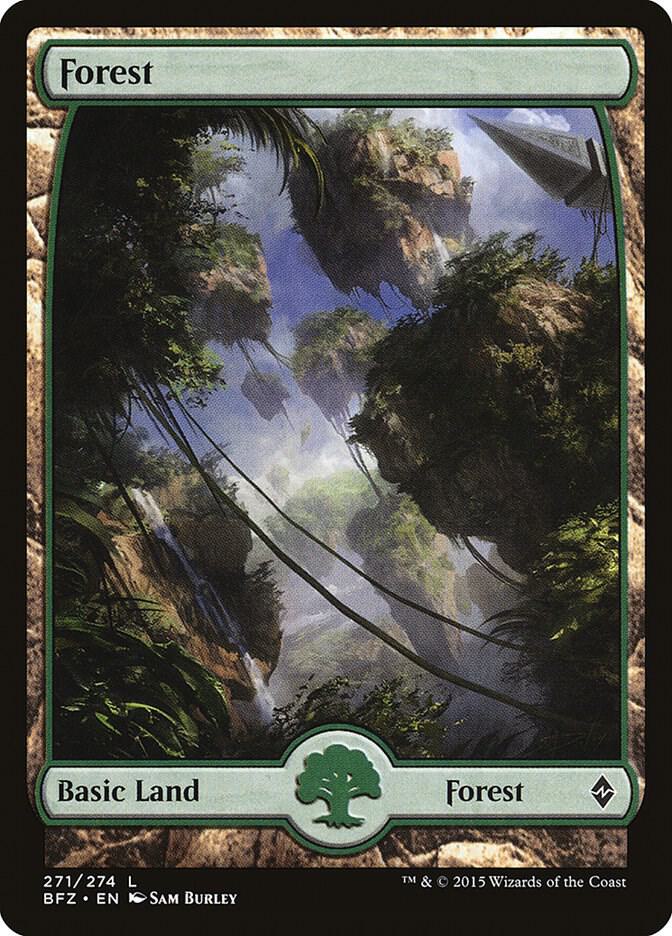 Forest (271) - Full Art [Battle for Zendikar] 271