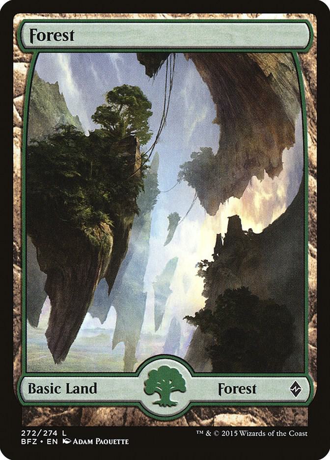 Forest (272) - Full Art [Battle for Zendikar] 272