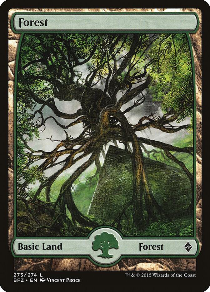 Forest (273) - Full Art [Battle for Zendikar] 273