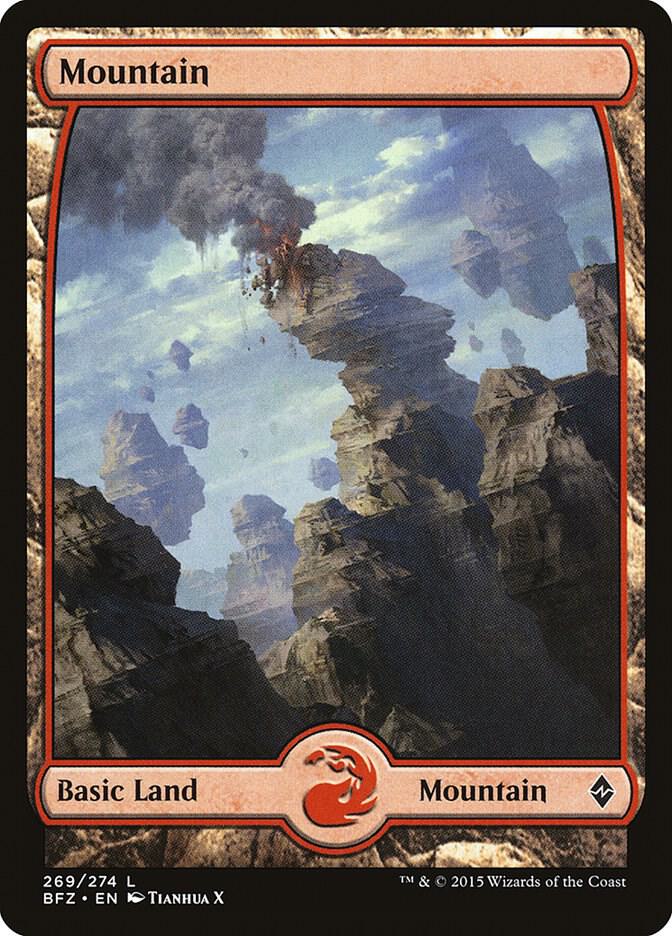 Mountain (269) - Full Art [Battle for Zendikar] 269