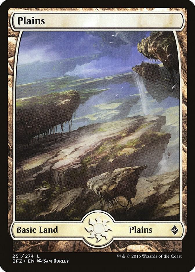 Plains (251) - Full Art [Battle for Zendikar] 251