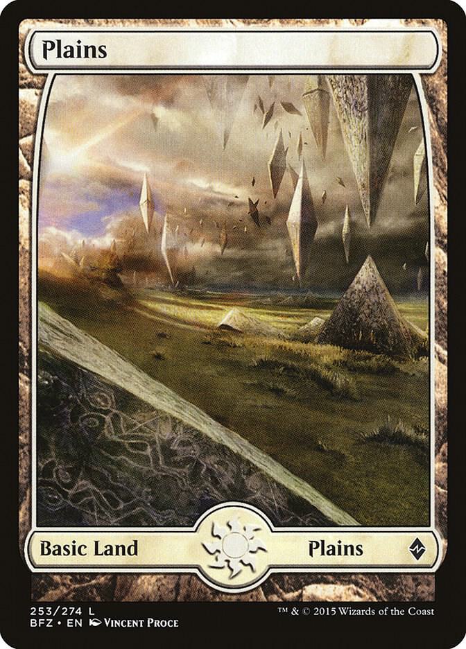 Plains (253) - Full Art [Battle for Zendikar] 253