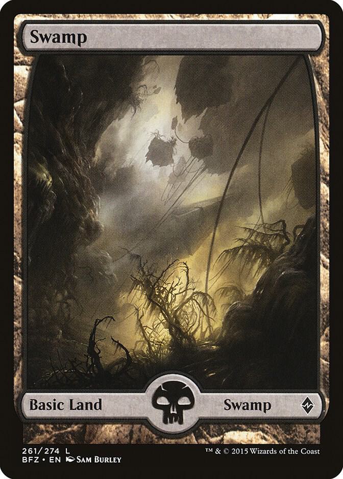 Swamp (261) - Full Art [Battle for Zendikar] 261
