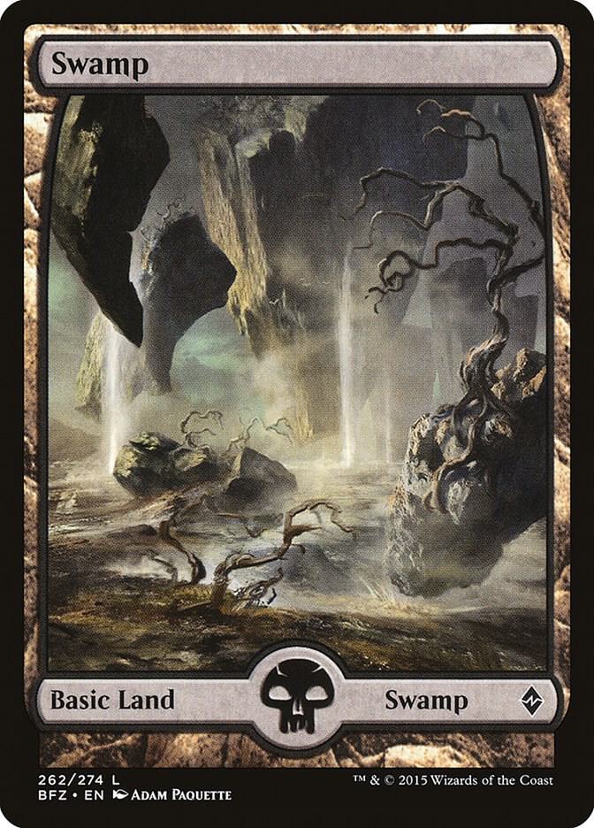 Swamp (262) - Full Art [Battle for Zendikar] 262