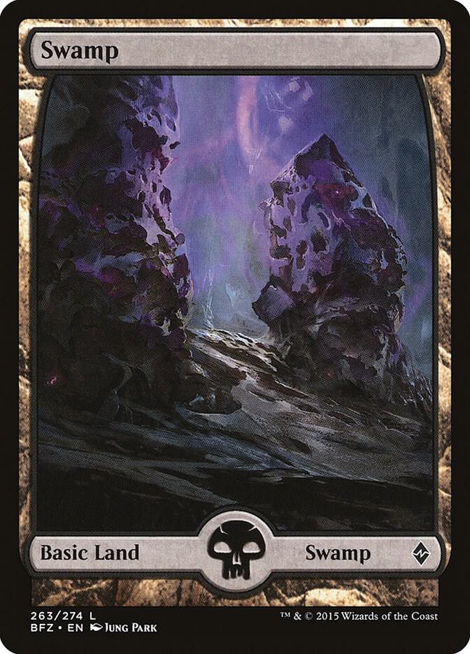 Swamp (263) - Full Art [Battle for Zendikar] 263